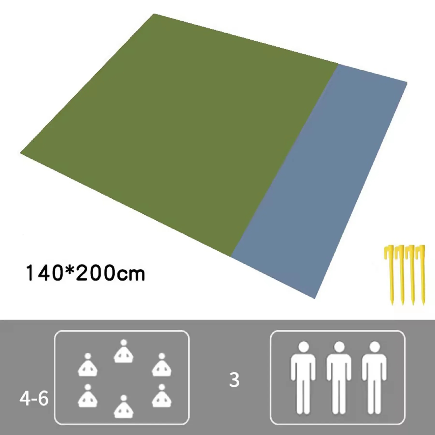 79"*83"Waterproof Camping Mat 2