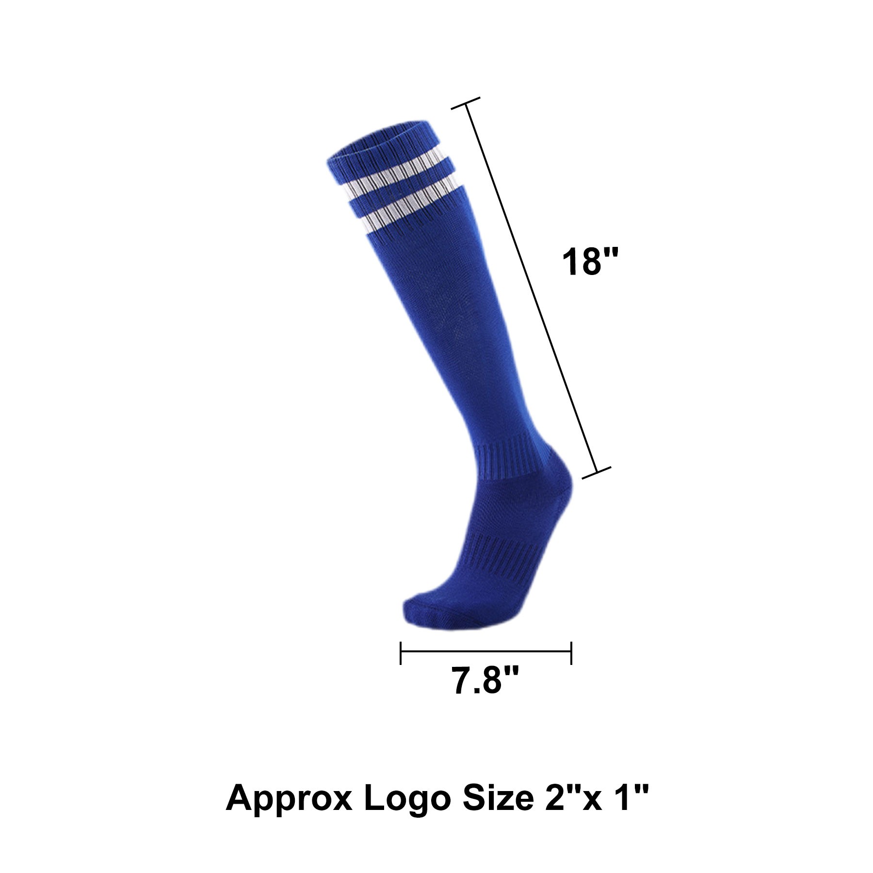 Over The Calf Breathable Soccer Tube Socks 2