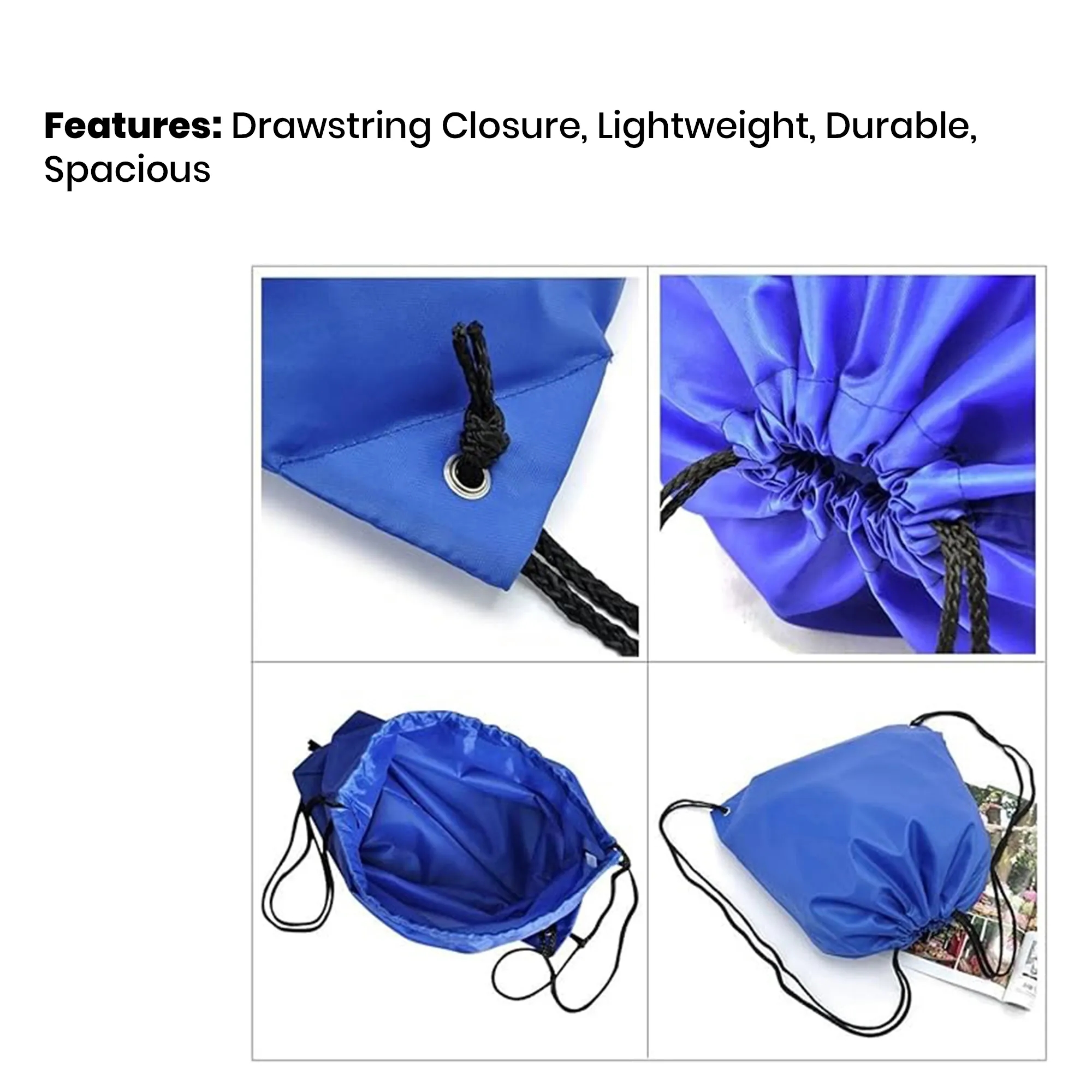 210D Polyester Drawstring Backpack 14