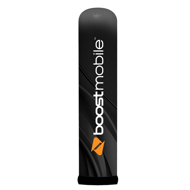 AirePin™ LED Inflatable Pillar, Totem_Black Boost Mobile - 10'H 1