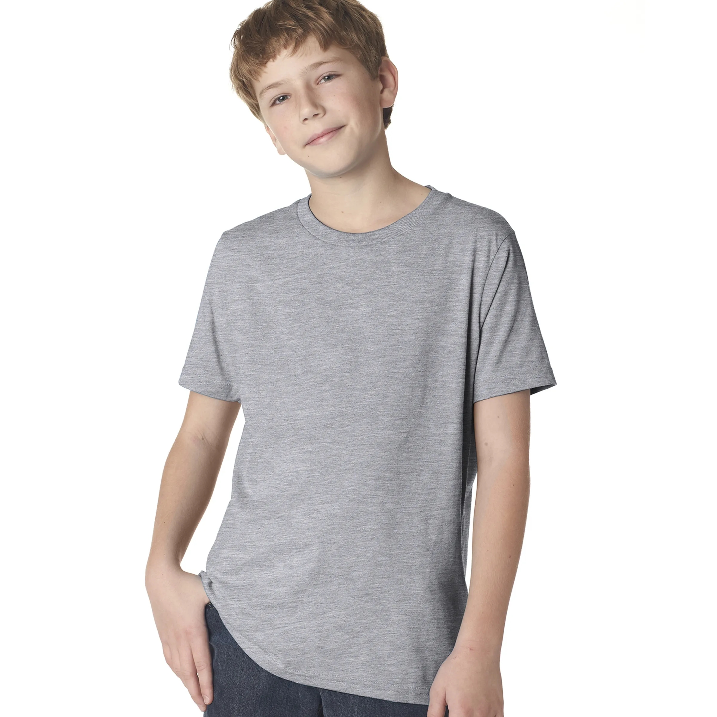 Next Level Youth Boys' Cotton Crew 16