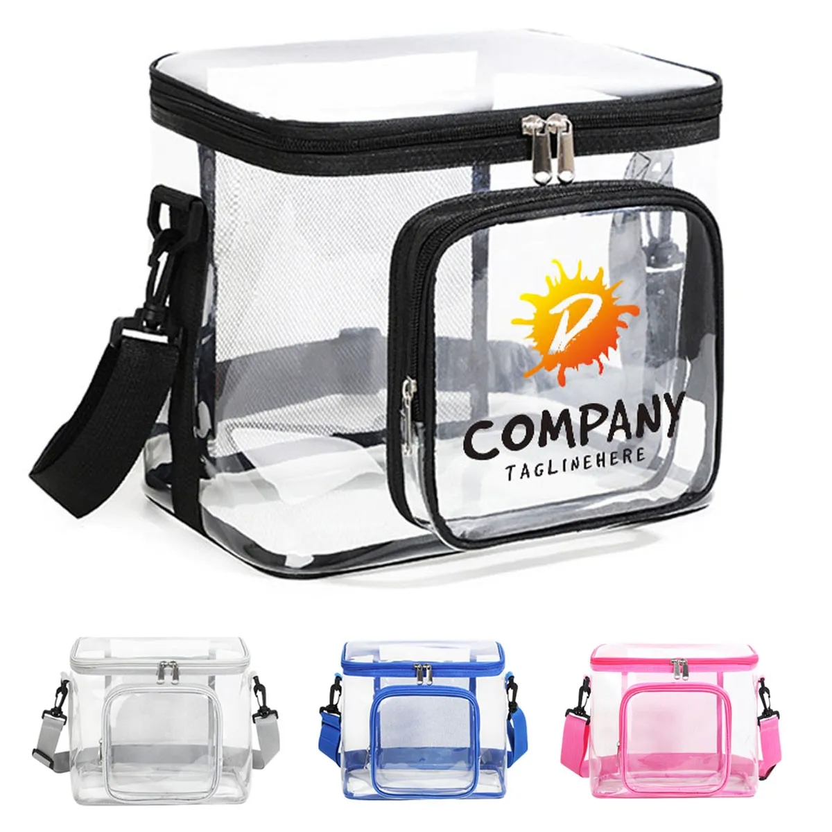 Clear Lunch Box Large Duty Transparent Stadium Approved Bag 2