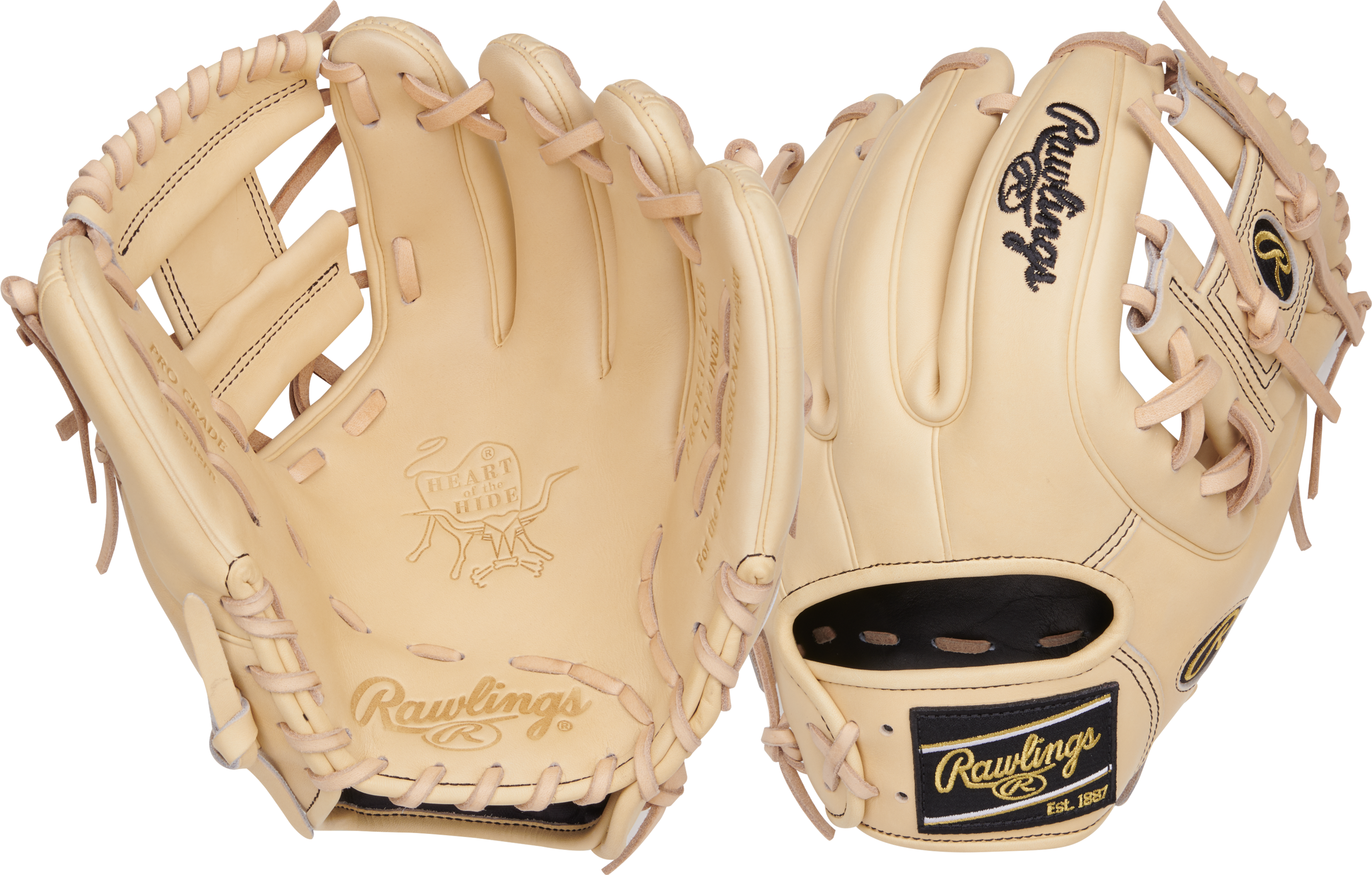 Rawlings Heart of the Hide 11.25 in Baseball Glove, Infield 2