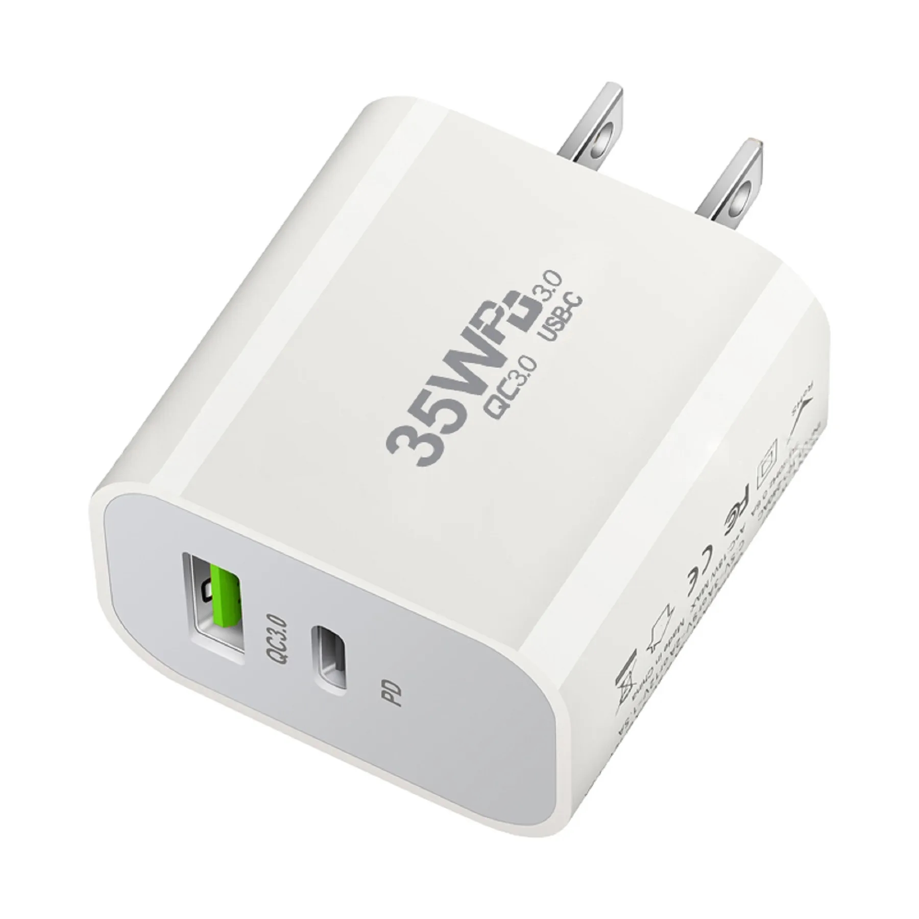 35W Multi-Port Usb Charger with USB-C Plug 3