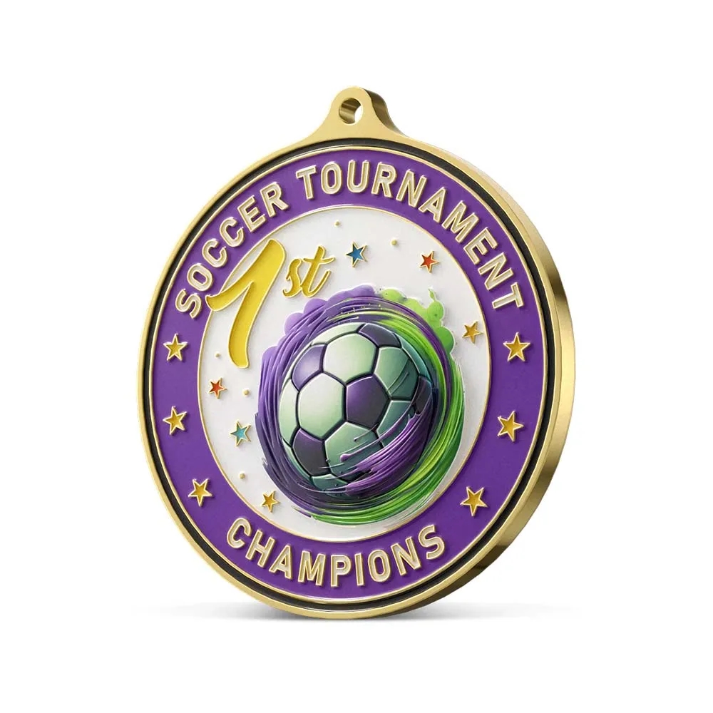 UV Printed 3D Medals 2" 8