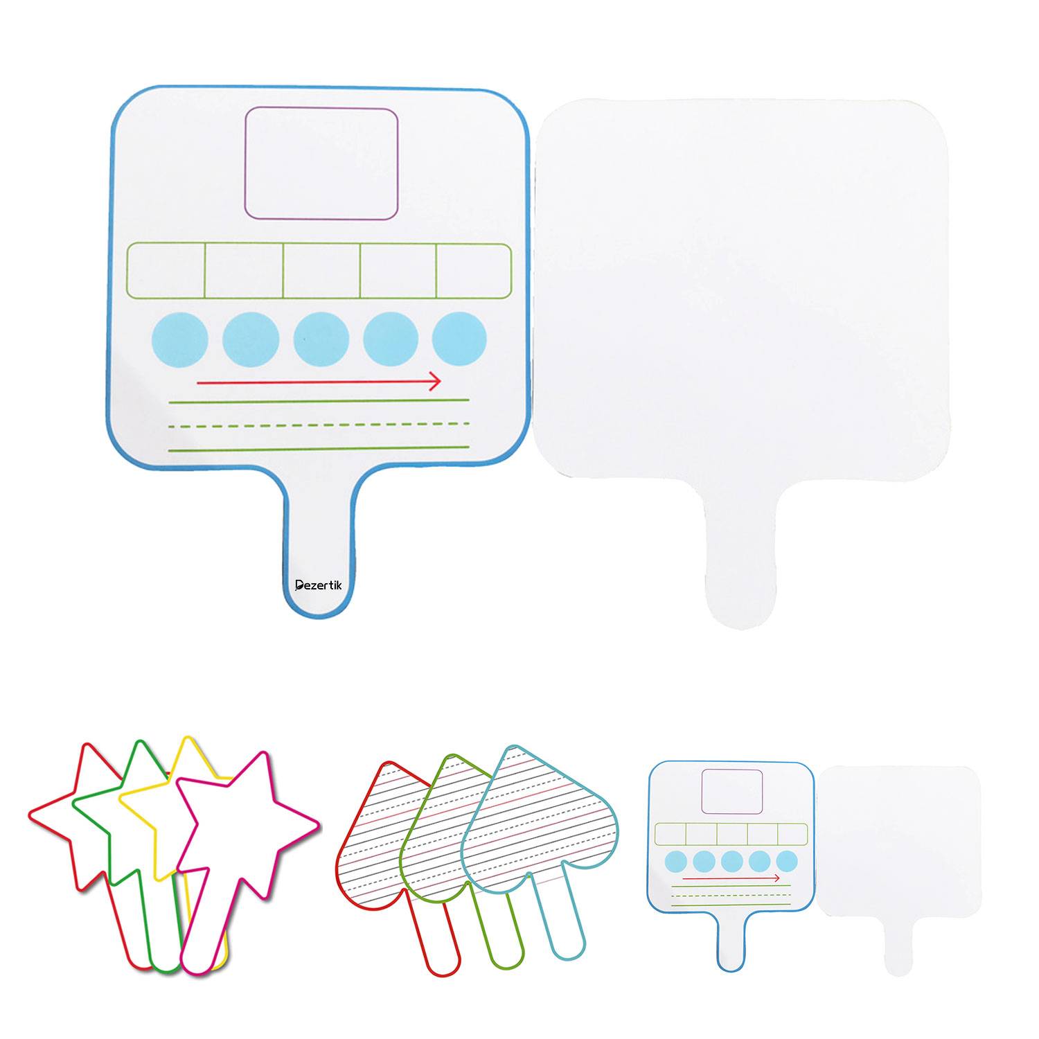Handheld Classroom Double-Sided Writing Whiteboard