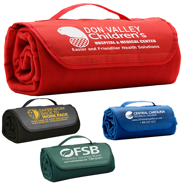 "Ready To Roll" Roll Up Fleece Blanket 38