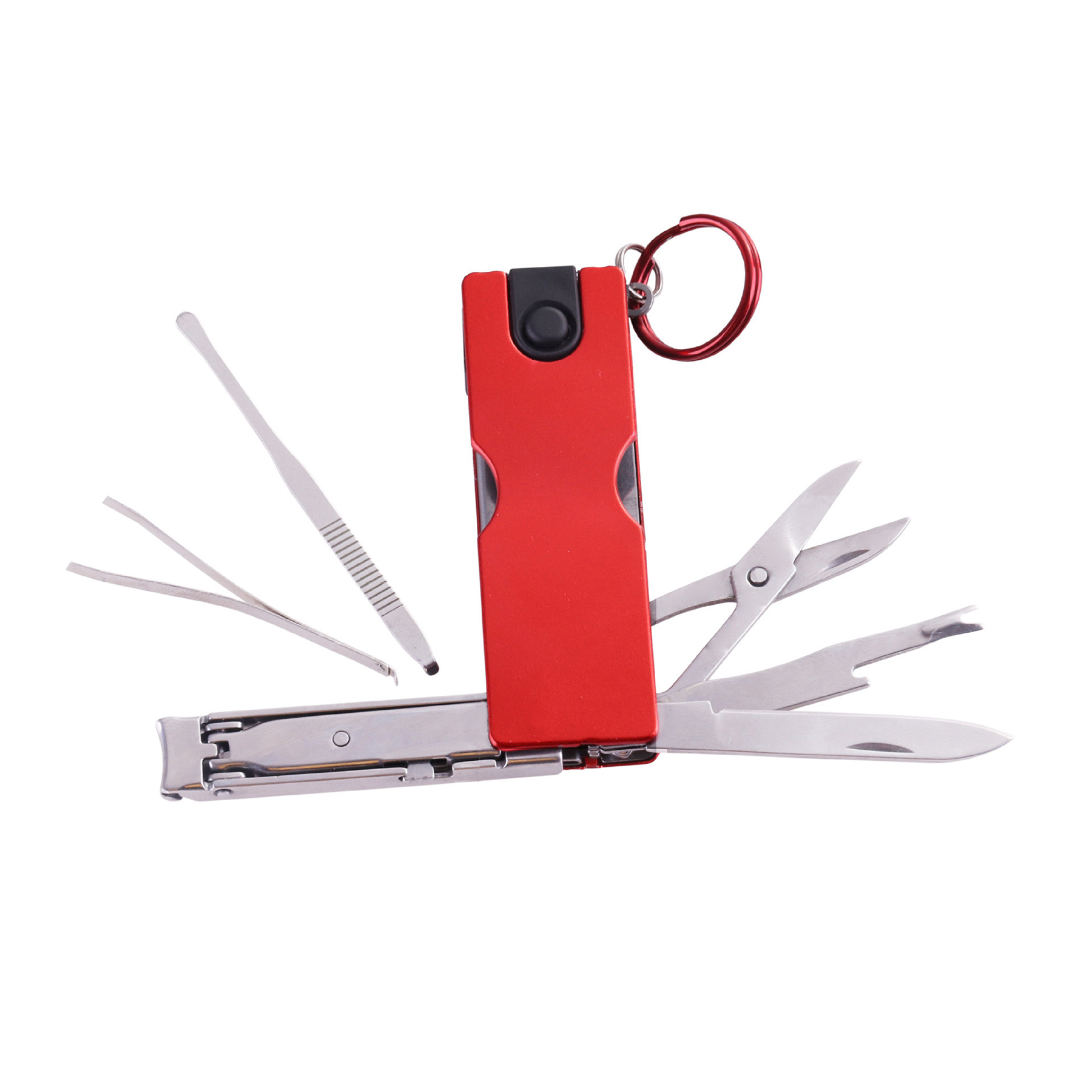 9 In 1 Folding Nail Clipper With Keychain 1