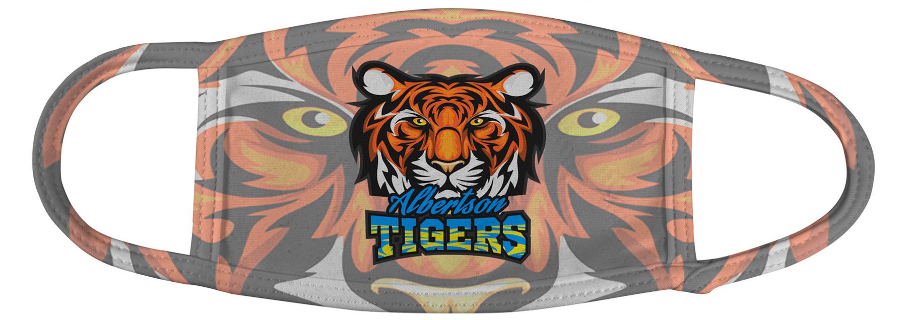 Sublimated Double Layer Youth Face Mask 2
