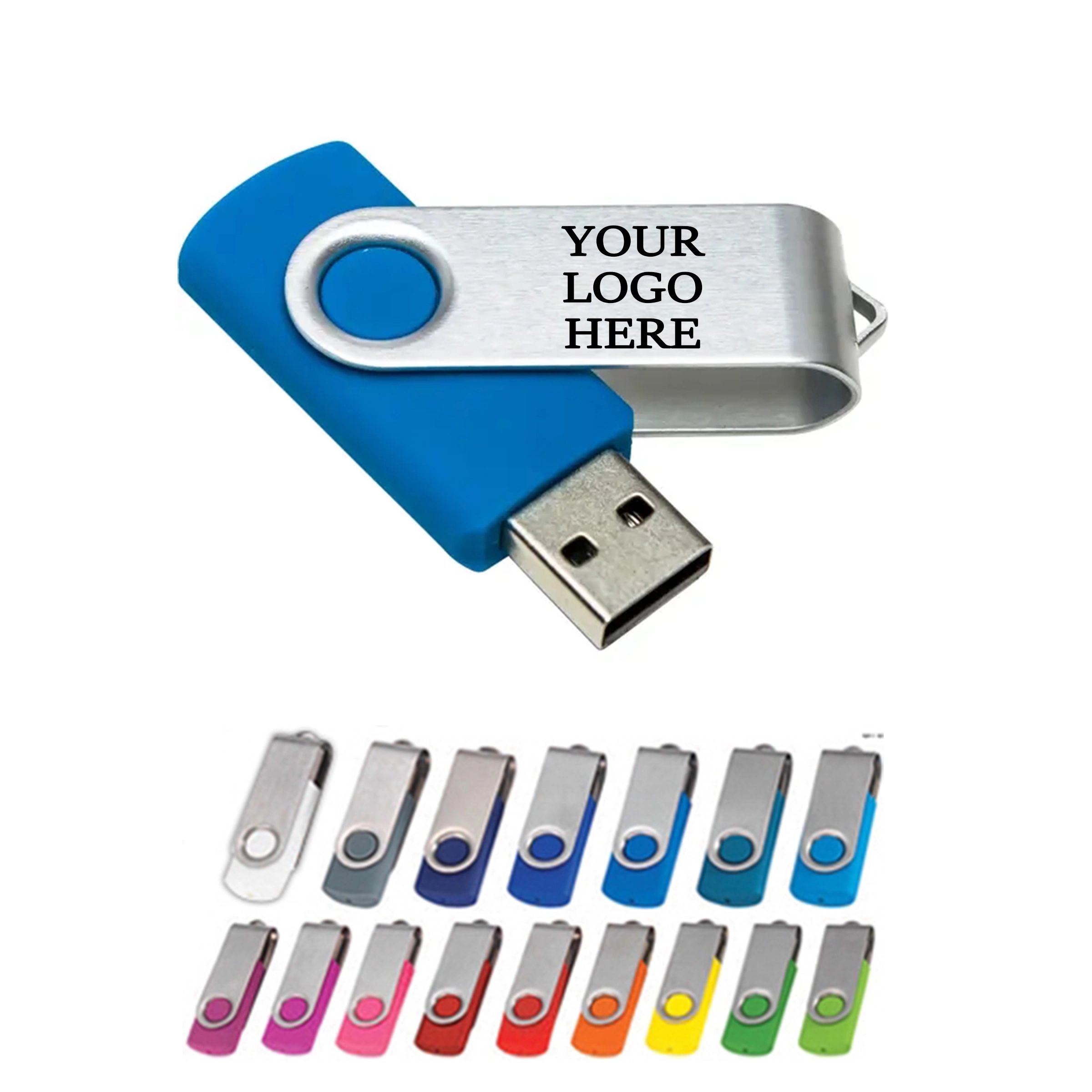 1 GB Swivel USB Flash Drive MOQ 50 PCS 1