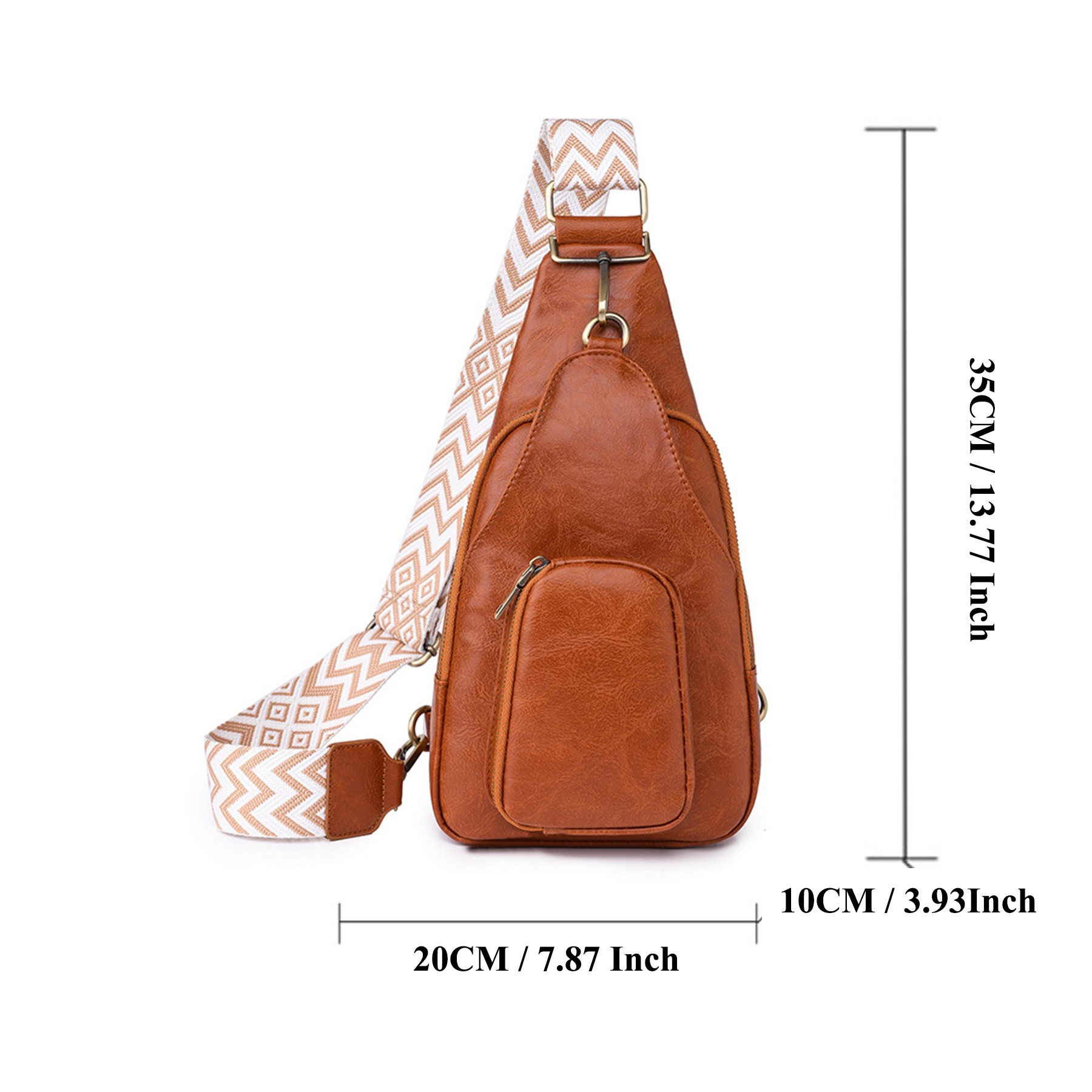 Soft Leather Vintage Crossbody Bag 6
