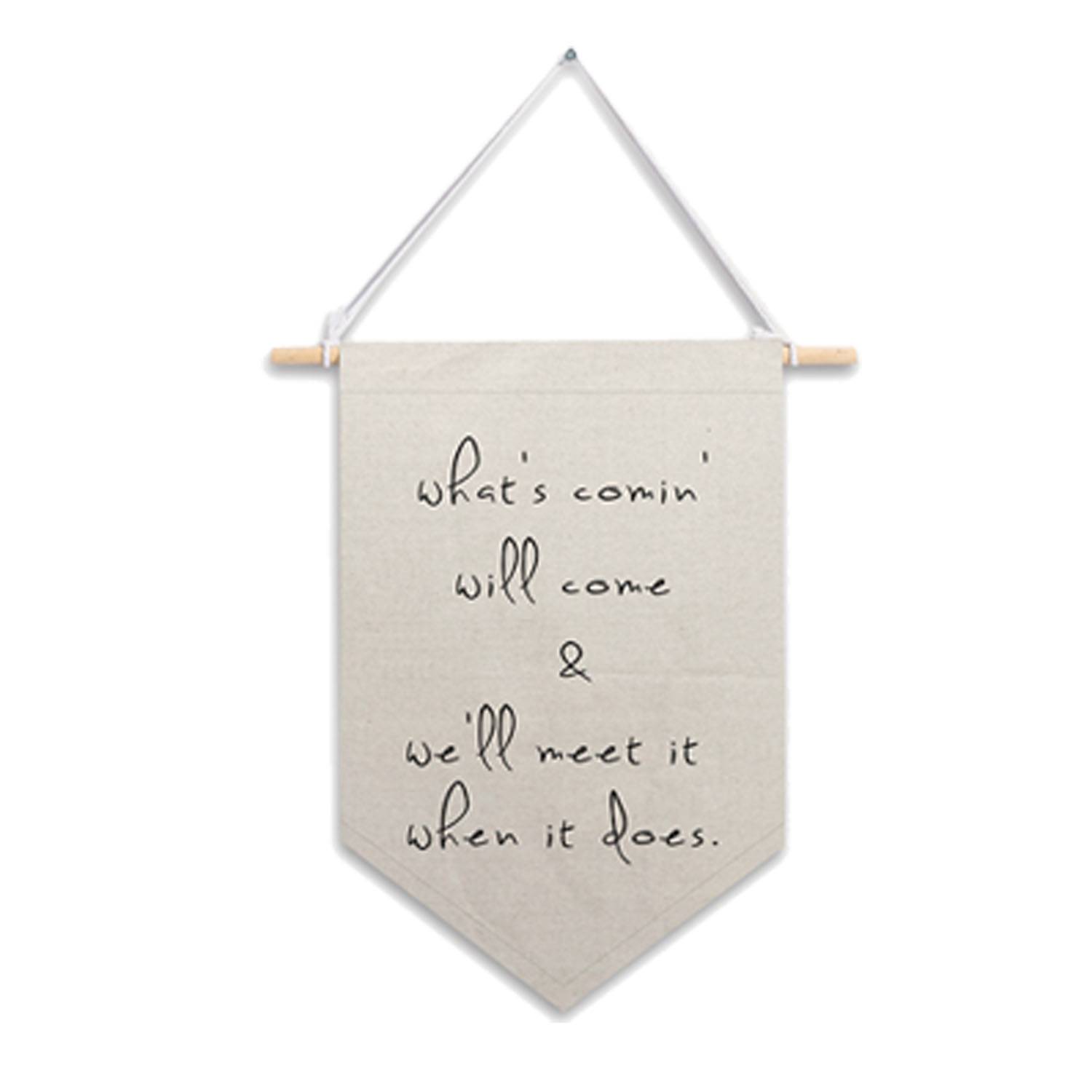 Custom Canvas Advertising Wall Hanging Flag 4