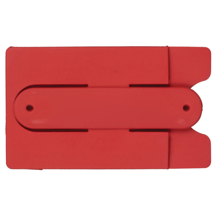 "Kickstart" Two Function Soft Silicone Cell Phone Kickstand & Wallet 10