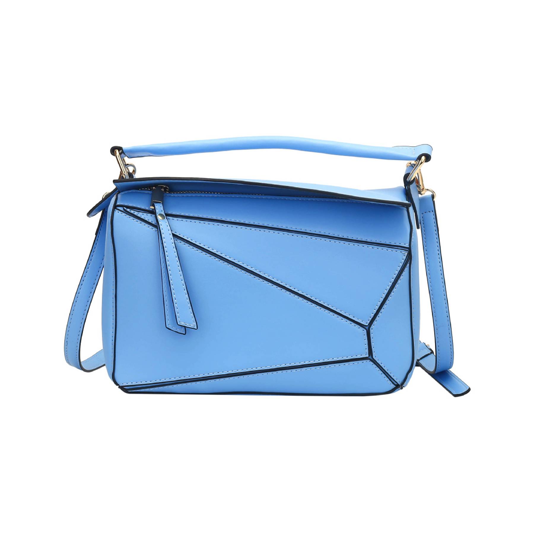 PU Contrast Crossbody Handbags Shoulder Bag For Women 8