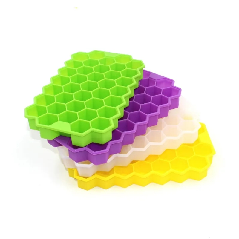 Honeycomb Ice Cube Trays With Lid 6