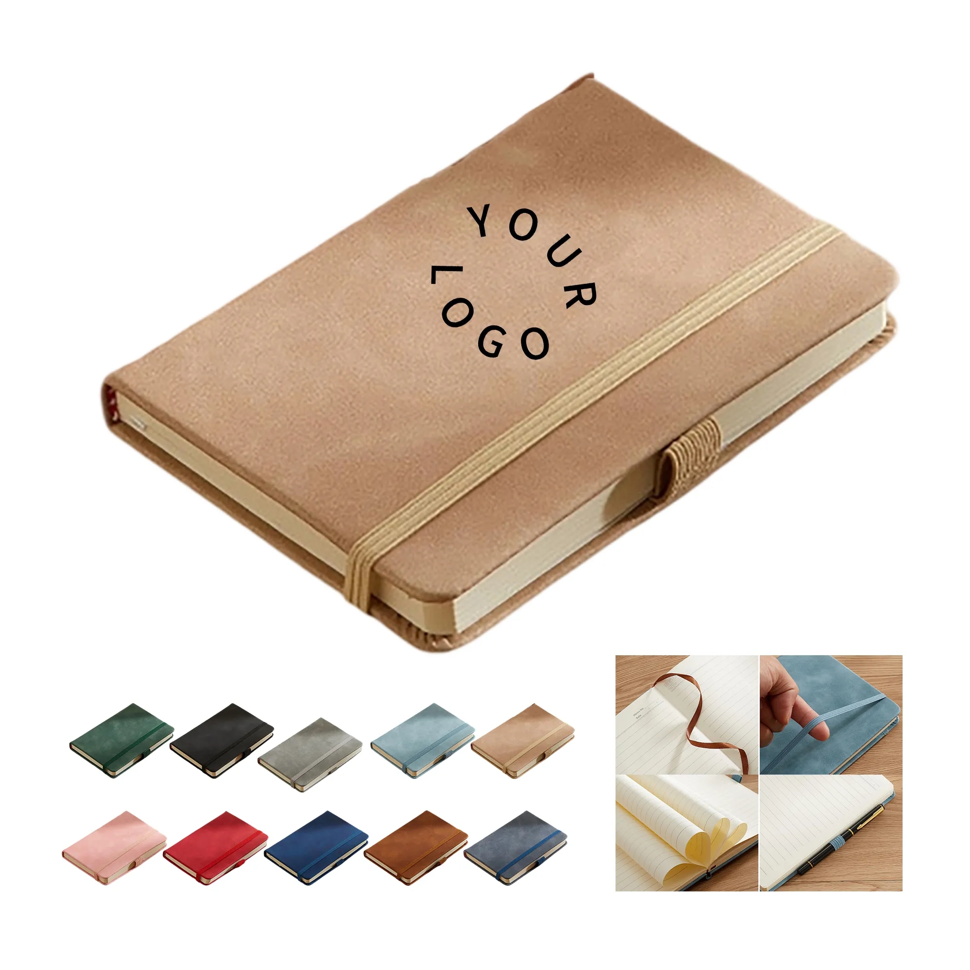 Leather Notebook with Elastic Closure 11