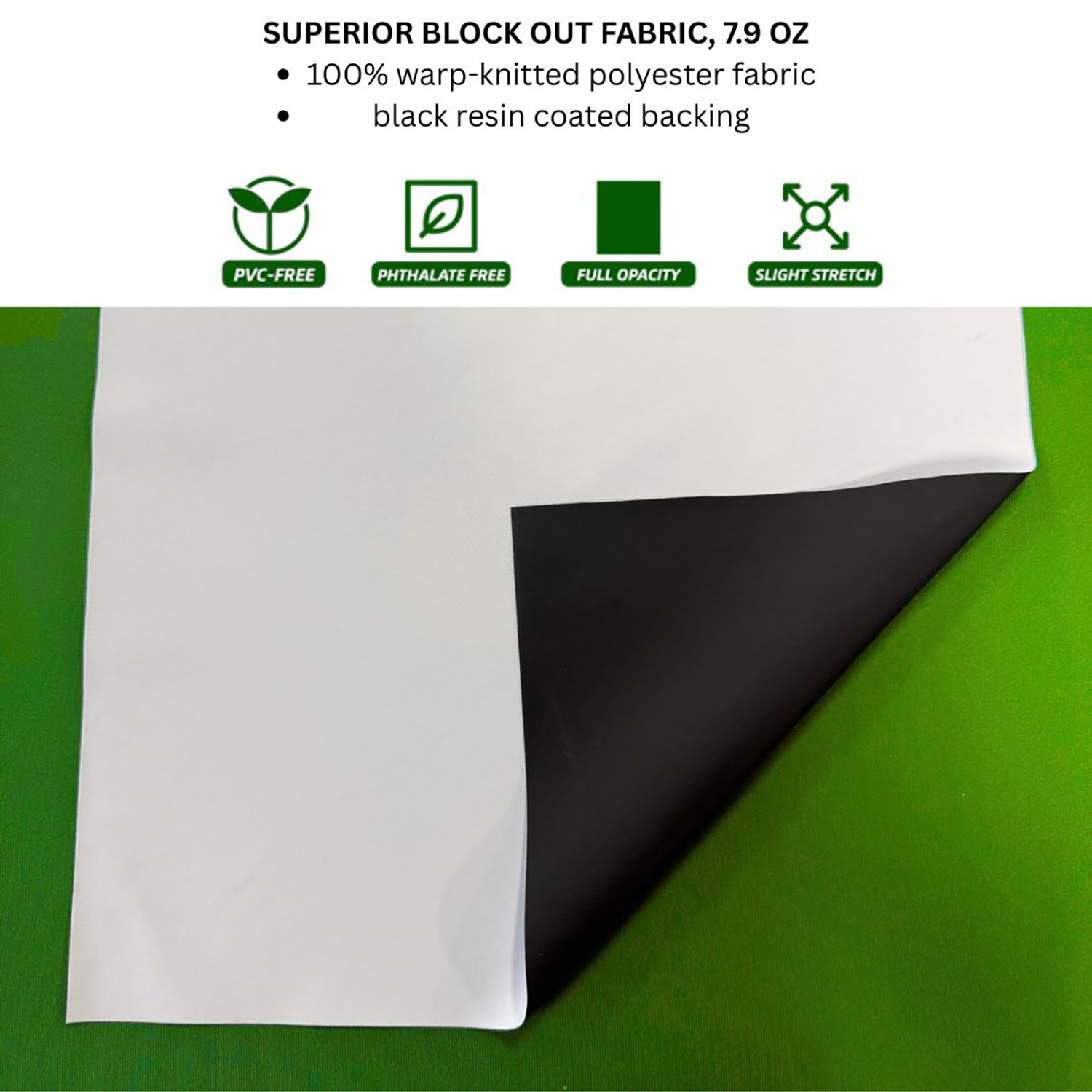 7.5' Straight Wall Full Height Tension Fabric Pop-up Display, Superior Block Out Fabric, NO SETUP 10