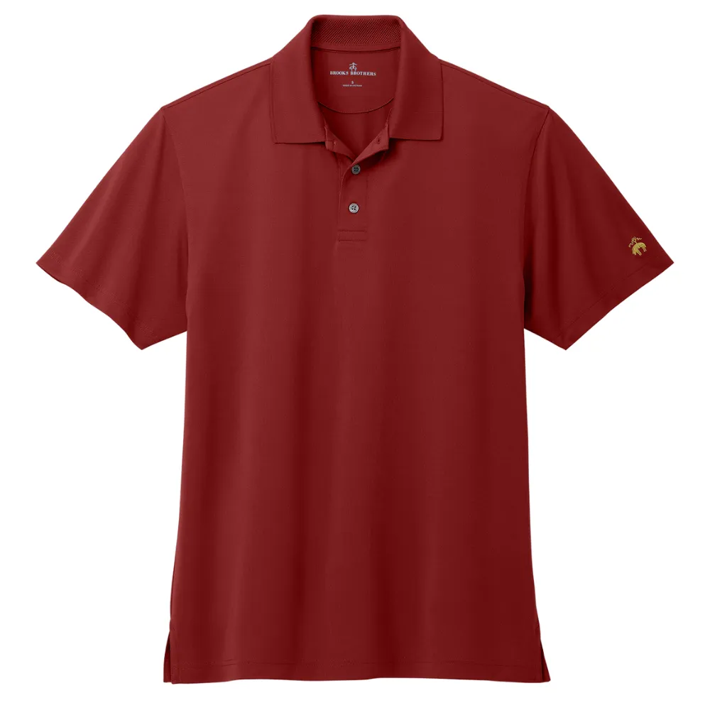 Brooks Brothers(R) Mesh Pique Performance Polo 3