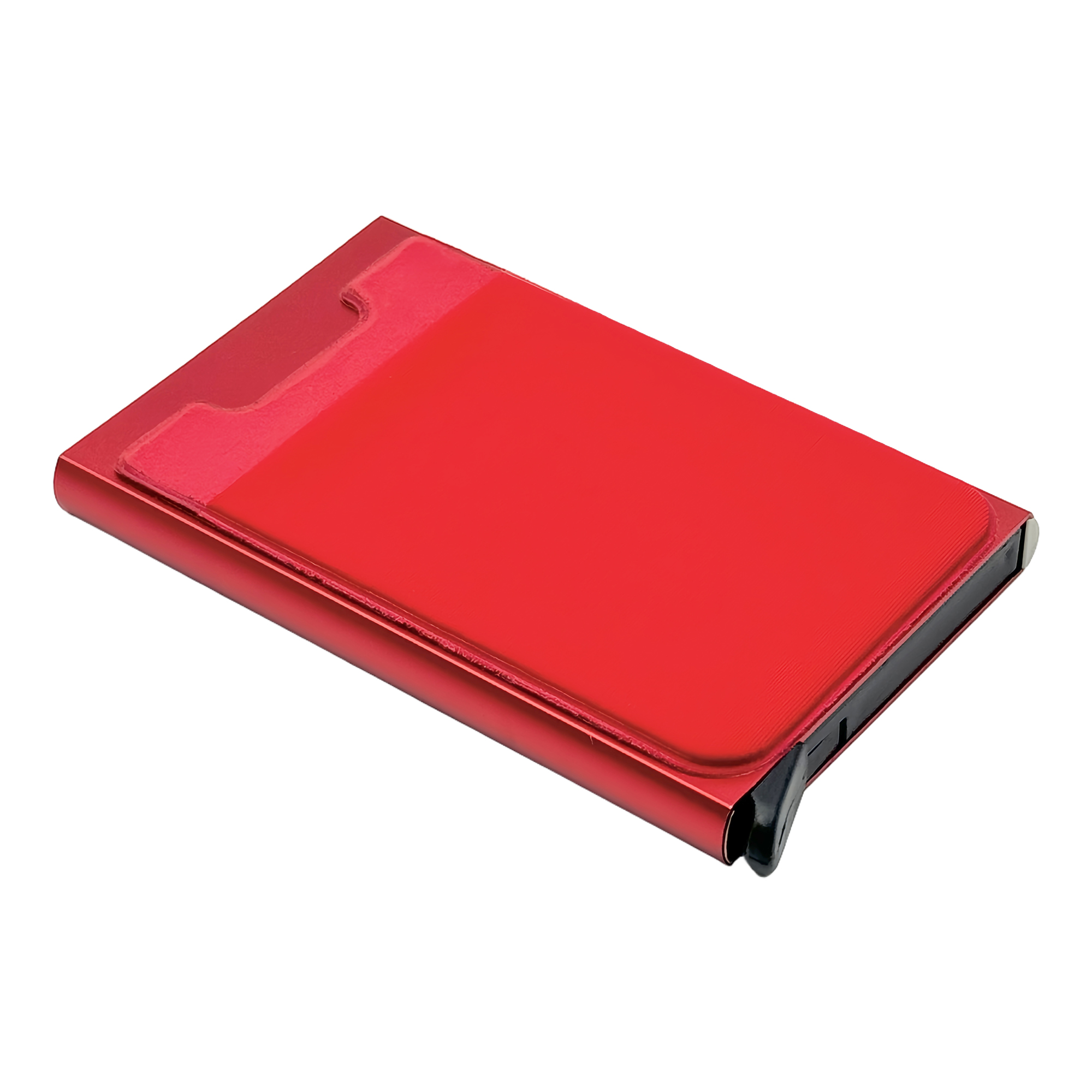 Anti-Theft Aluminum Multi-Slot RFID Blocking Card Holder with Elastic Fabric 3