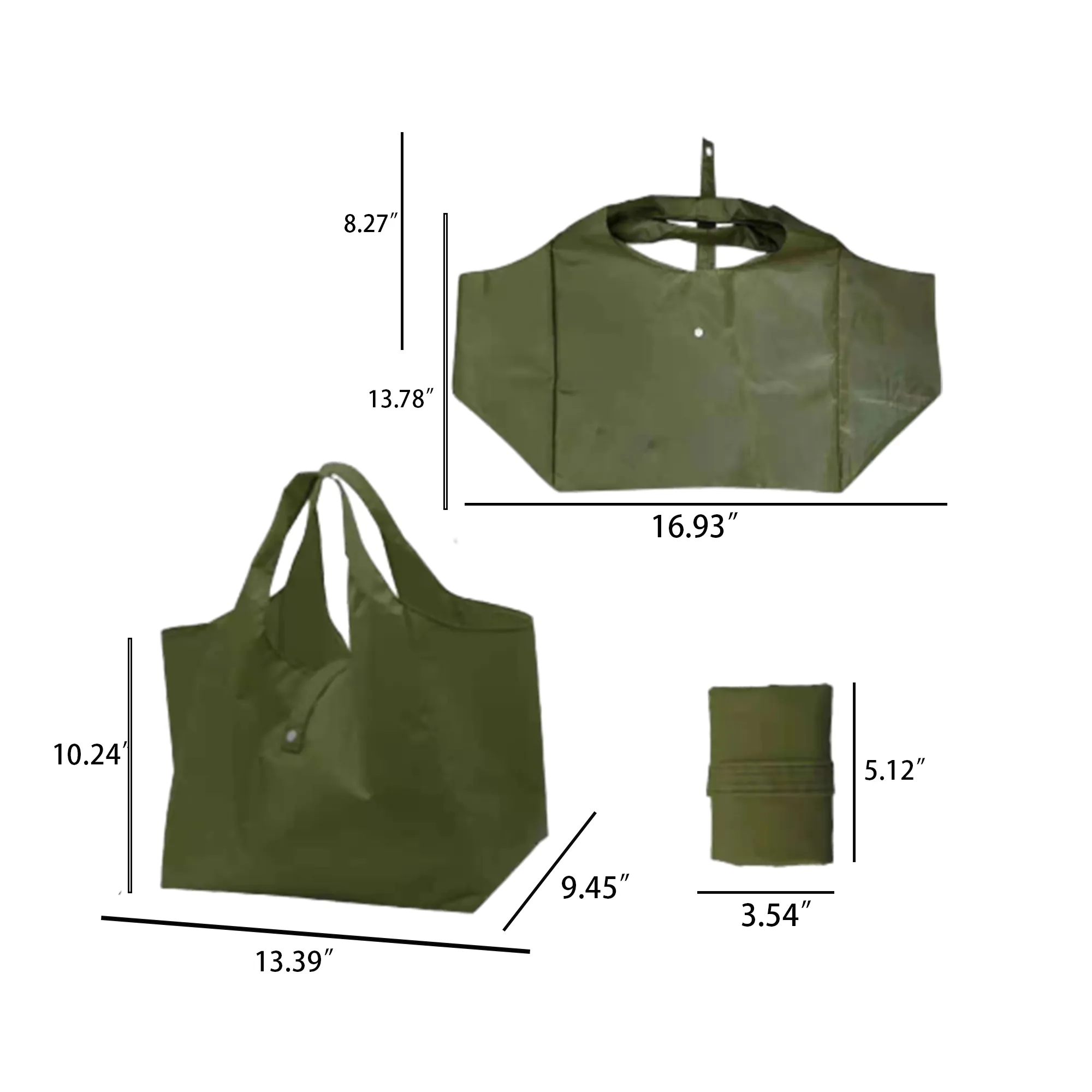 Portable Large Supermarket Shopping Handbags Grocery Bags 3
