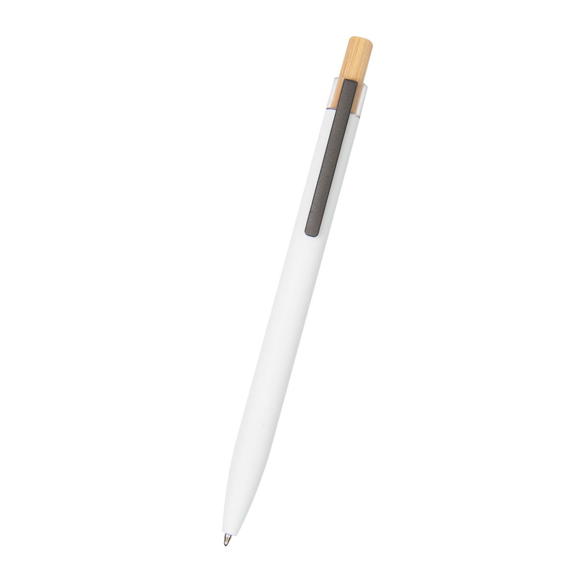 Recycled Aluminum Pen With Bamboo Plunger 14