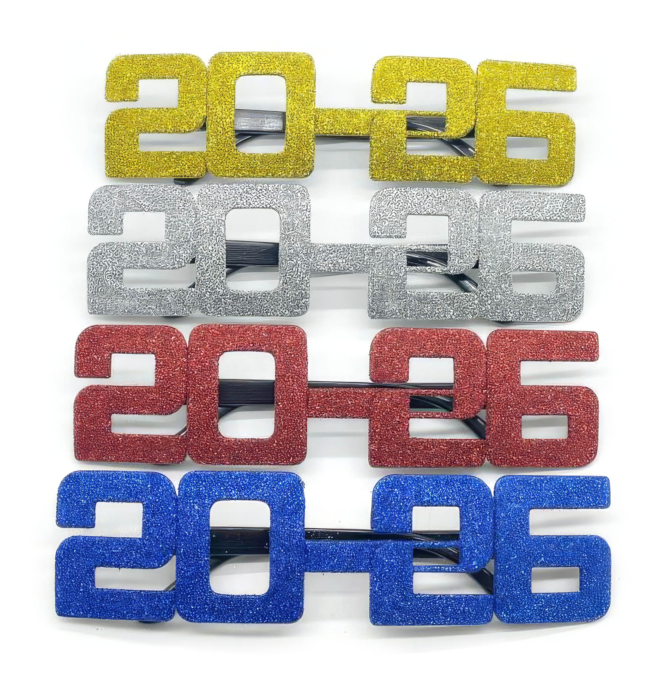 2026 Squared New Year Party Glasses 5