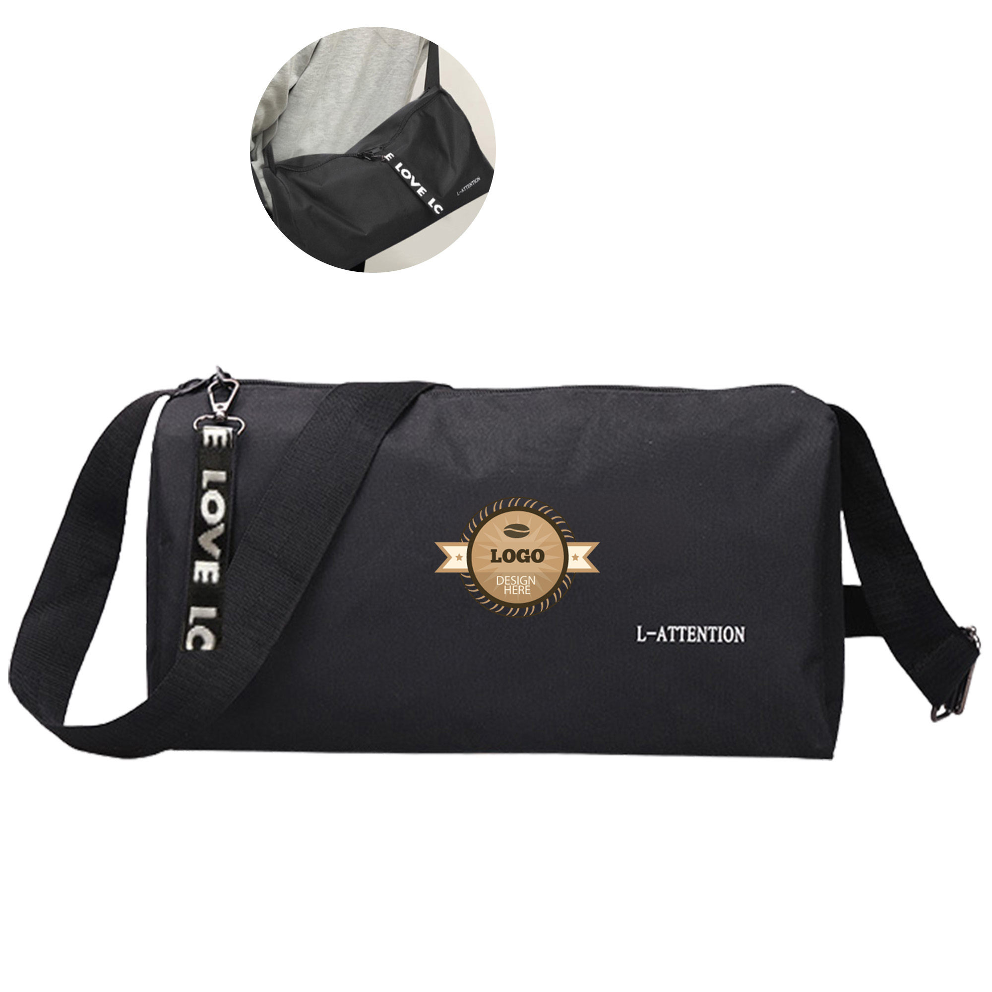 MOQ50 Minimalist Travel Sling Bag for Fitness and Yoga 3