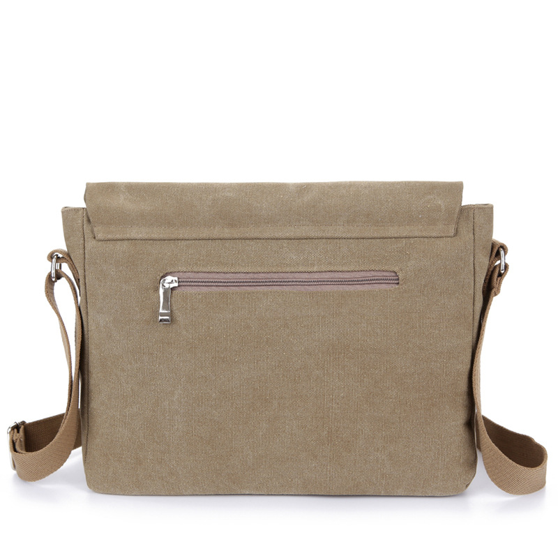 Canvas Messenger Crossbody Satchel Bag 12