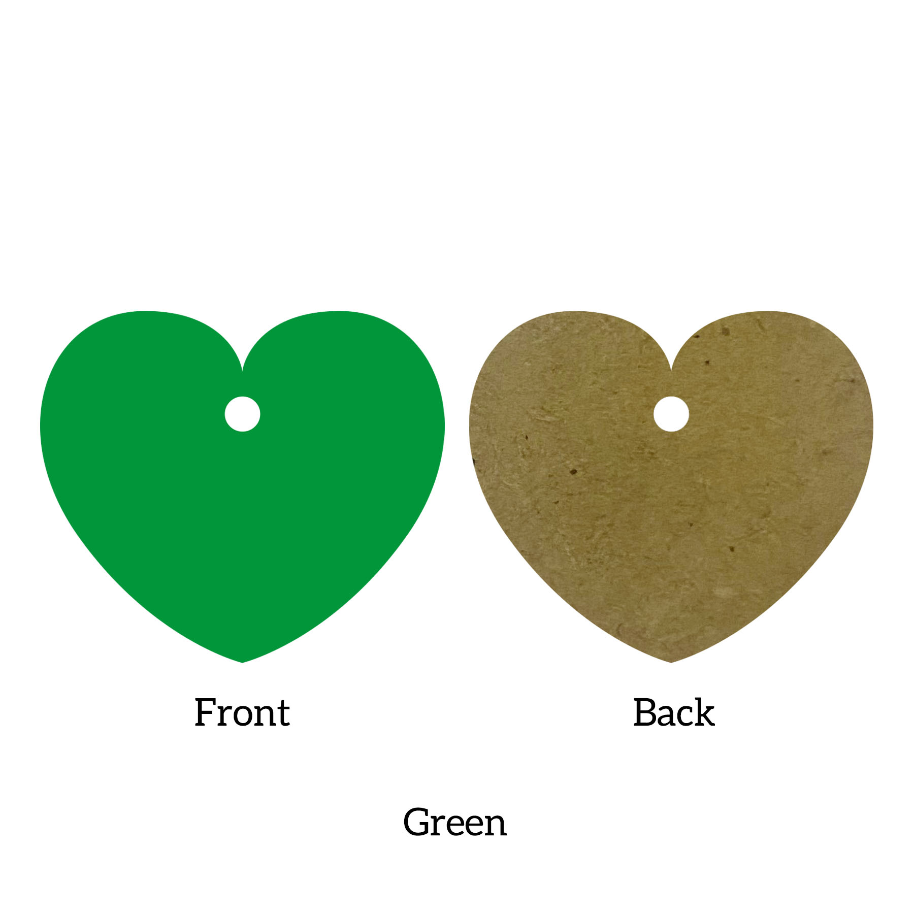Free Shipping Solid Color Christmas Ornament - Heart 34