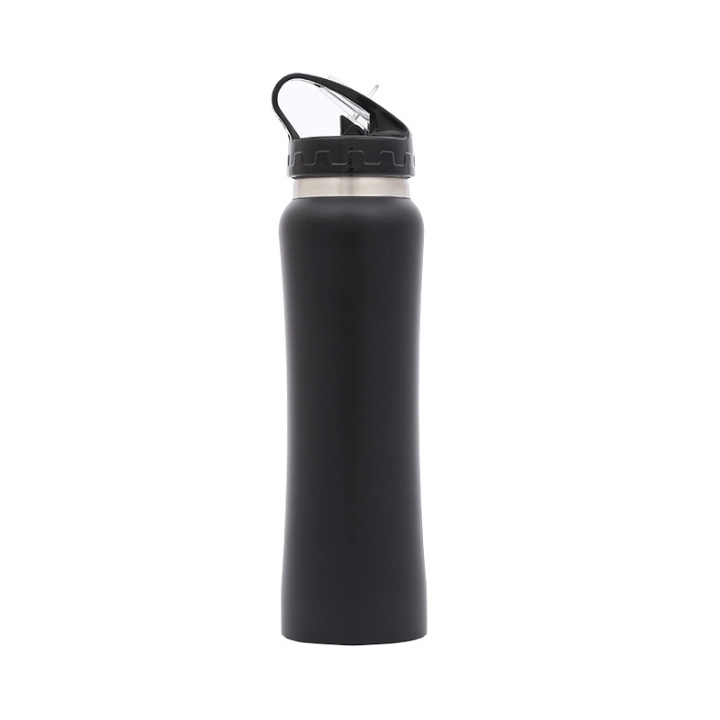 500ML Stainless Steel Bike Sport Water Bottle With Straw 3