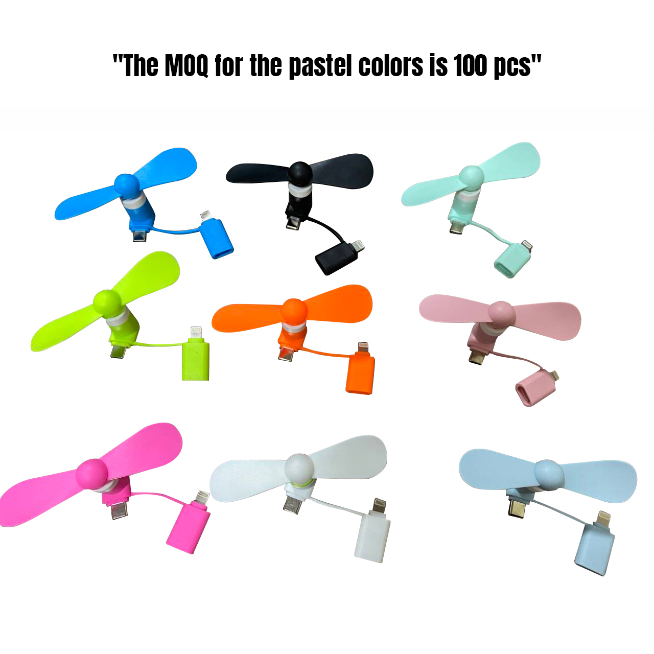 Portable Mini Fan – Compatible with Cell Phones, Power Banks, Tablets & More 11