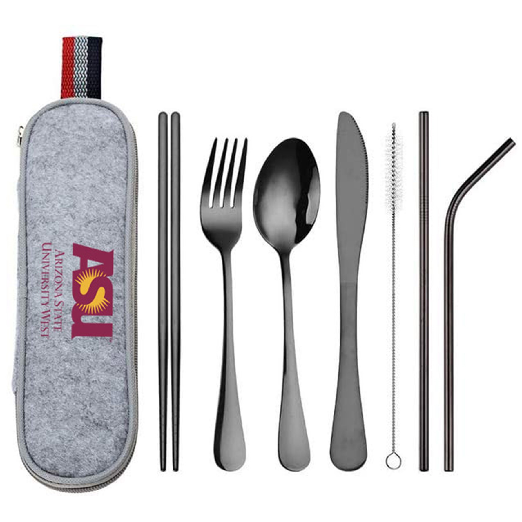7 Piece Outdoor Tableware Reusable Utensils Set 8