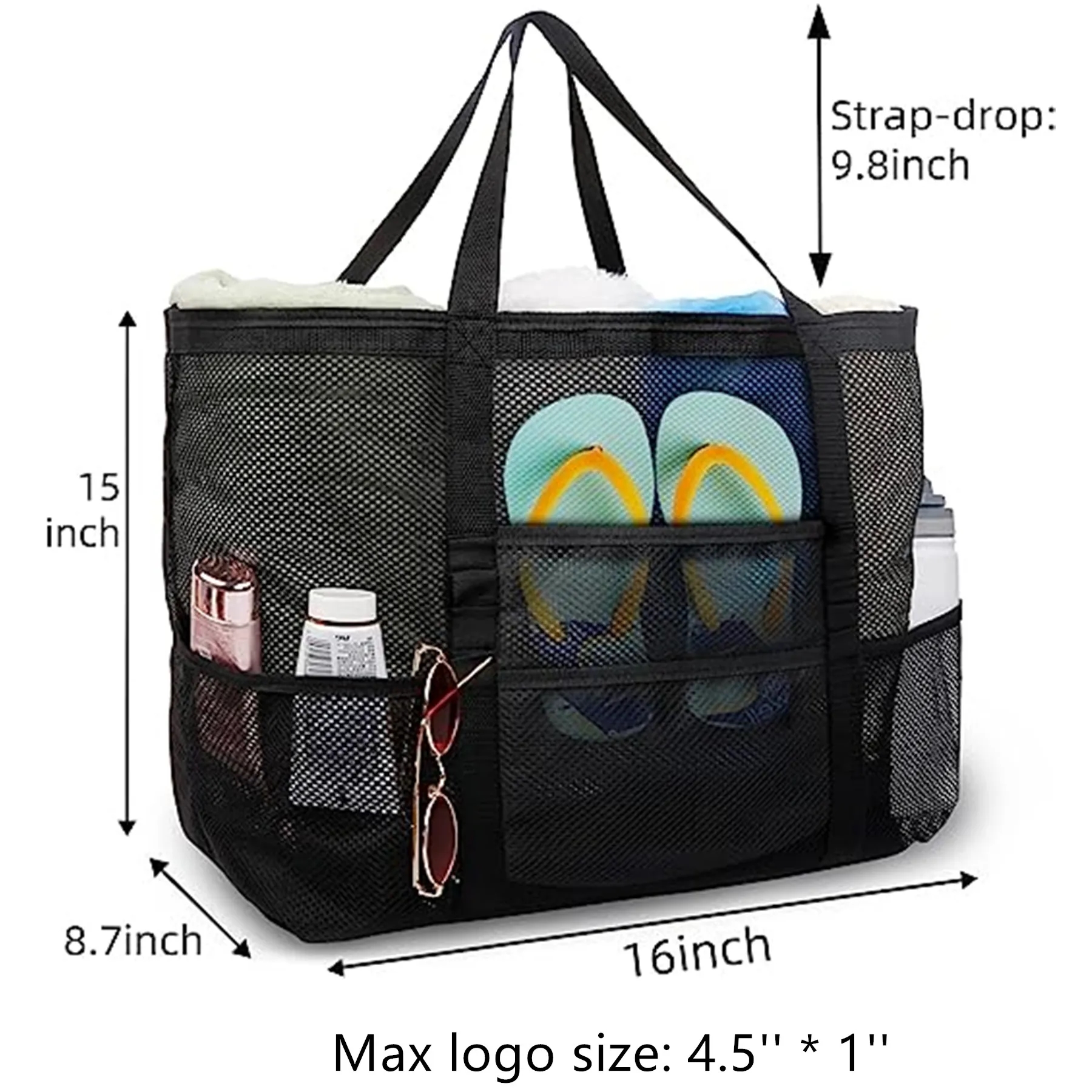 Large Mesh Beach Bag 3