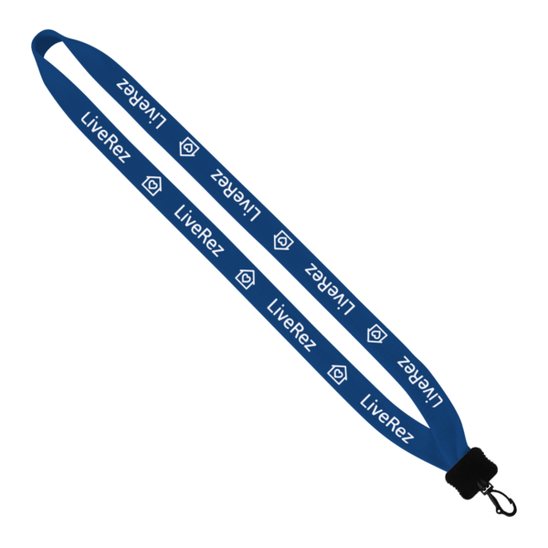 3/4" Cotton Lanyard with Plastic Clamshell & Swivel Snap Hook 26