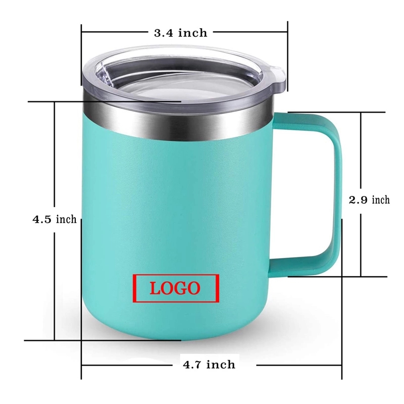 12oz Stainless Steel Insulated Vacuum Office Mug 6