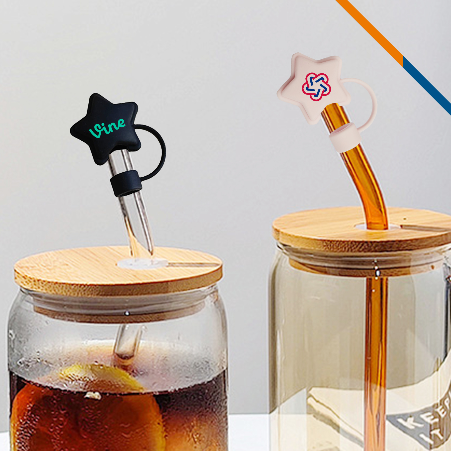 Doxe Star Silicone Straw Topper 8