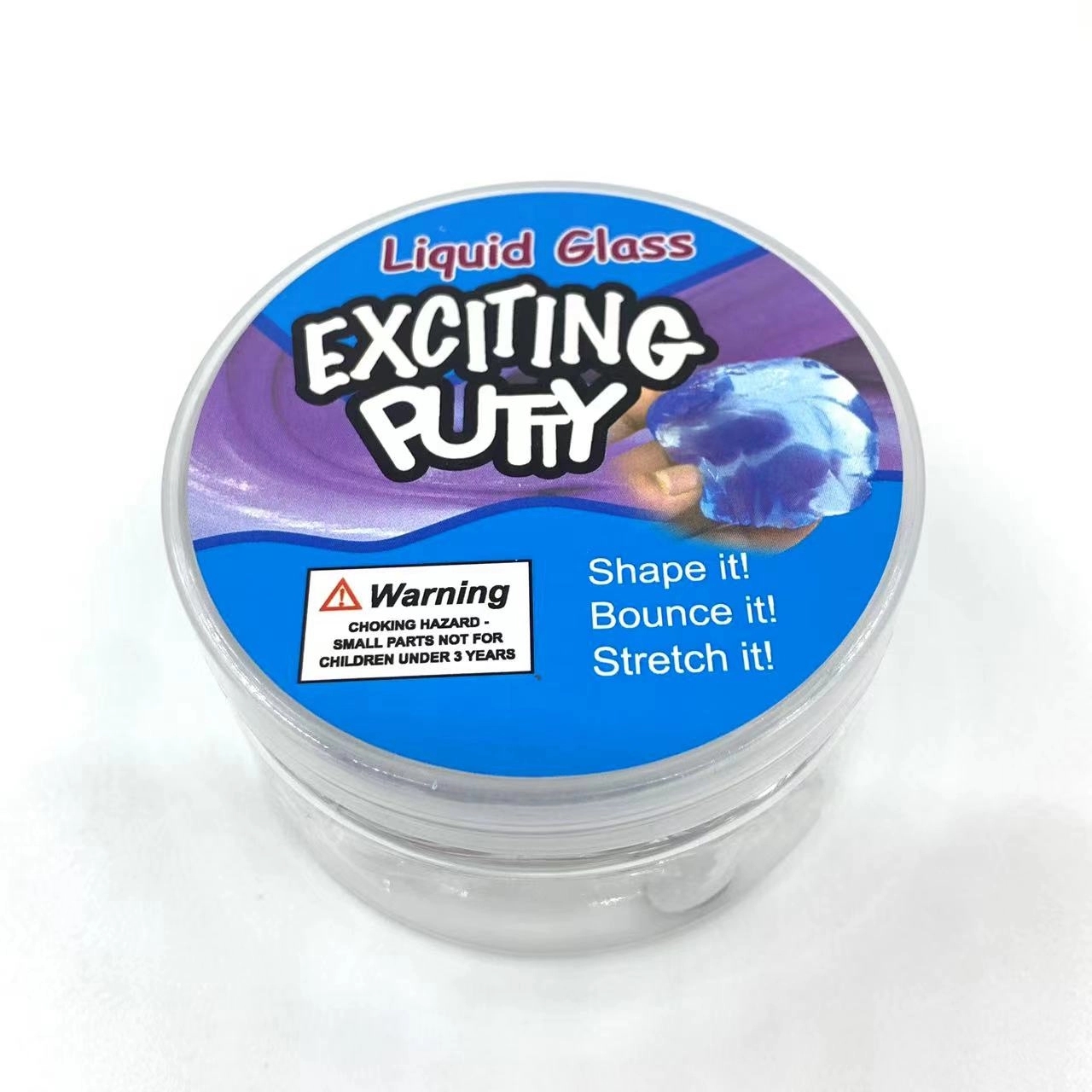 UL List Stress Relief Putty Toy with Tin- Plastic Case 12