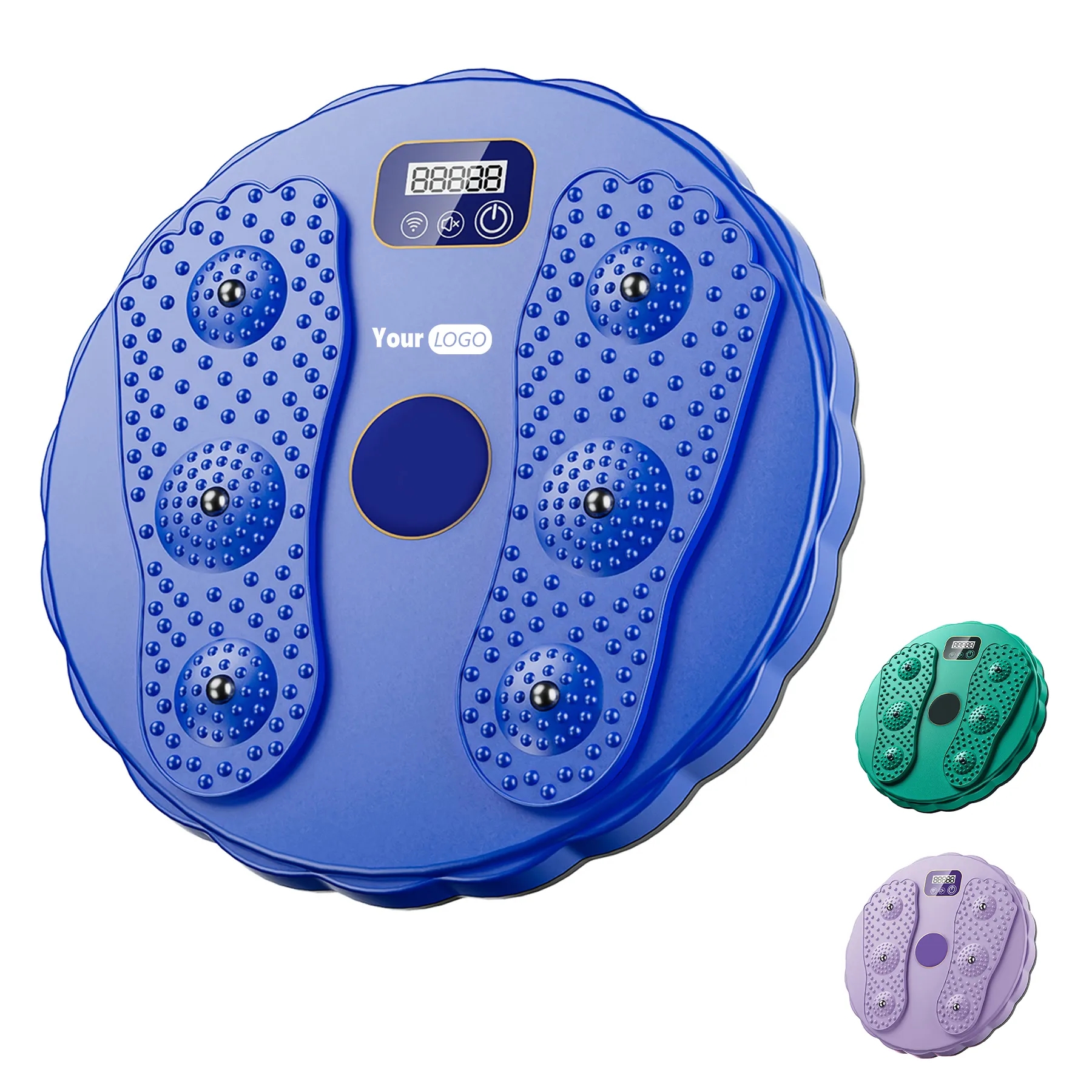 Abs Home fitness waist twisting disc counting 4