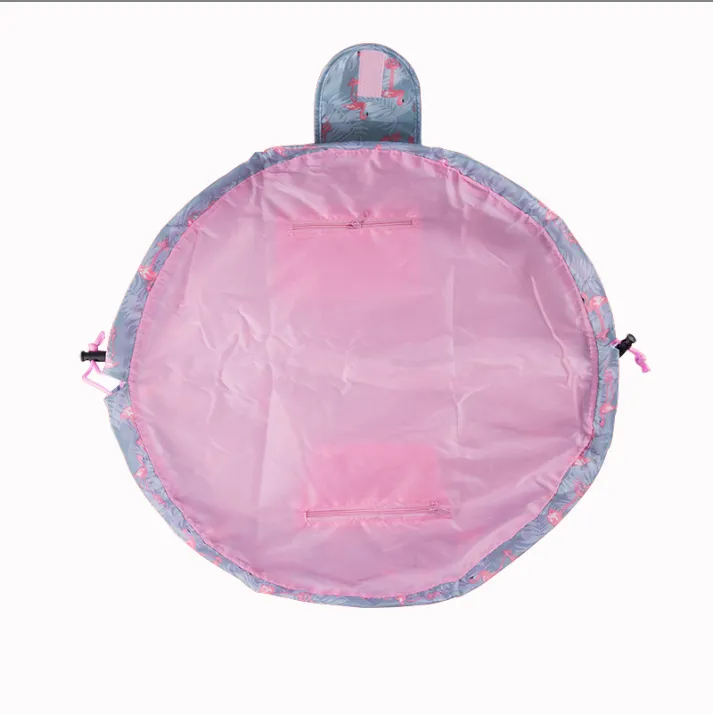 Portable Travel Drawstring Cosmetic Storage Bag For Women 4