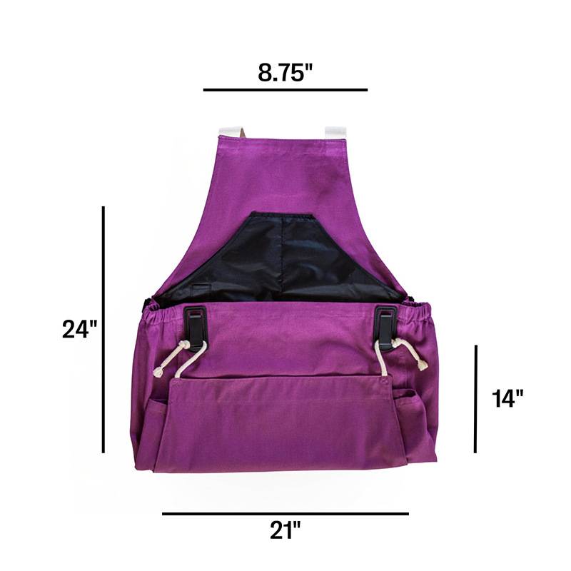 Adjustable Cotton Canvas Gardening Apron w/ Pockets 4