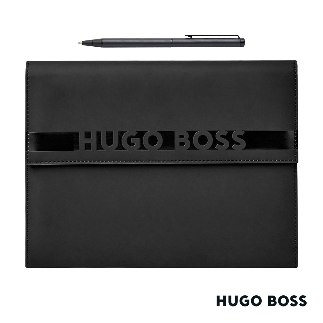 Hugo Boss® Cloud Ballpoint Pen & A5 Folder Set 1