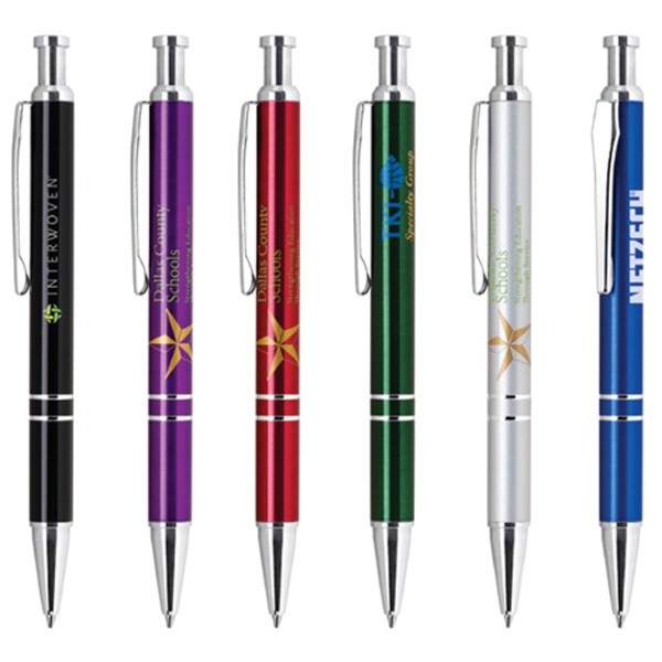 Brett II Click Aluminum Ballpoint Pen 2