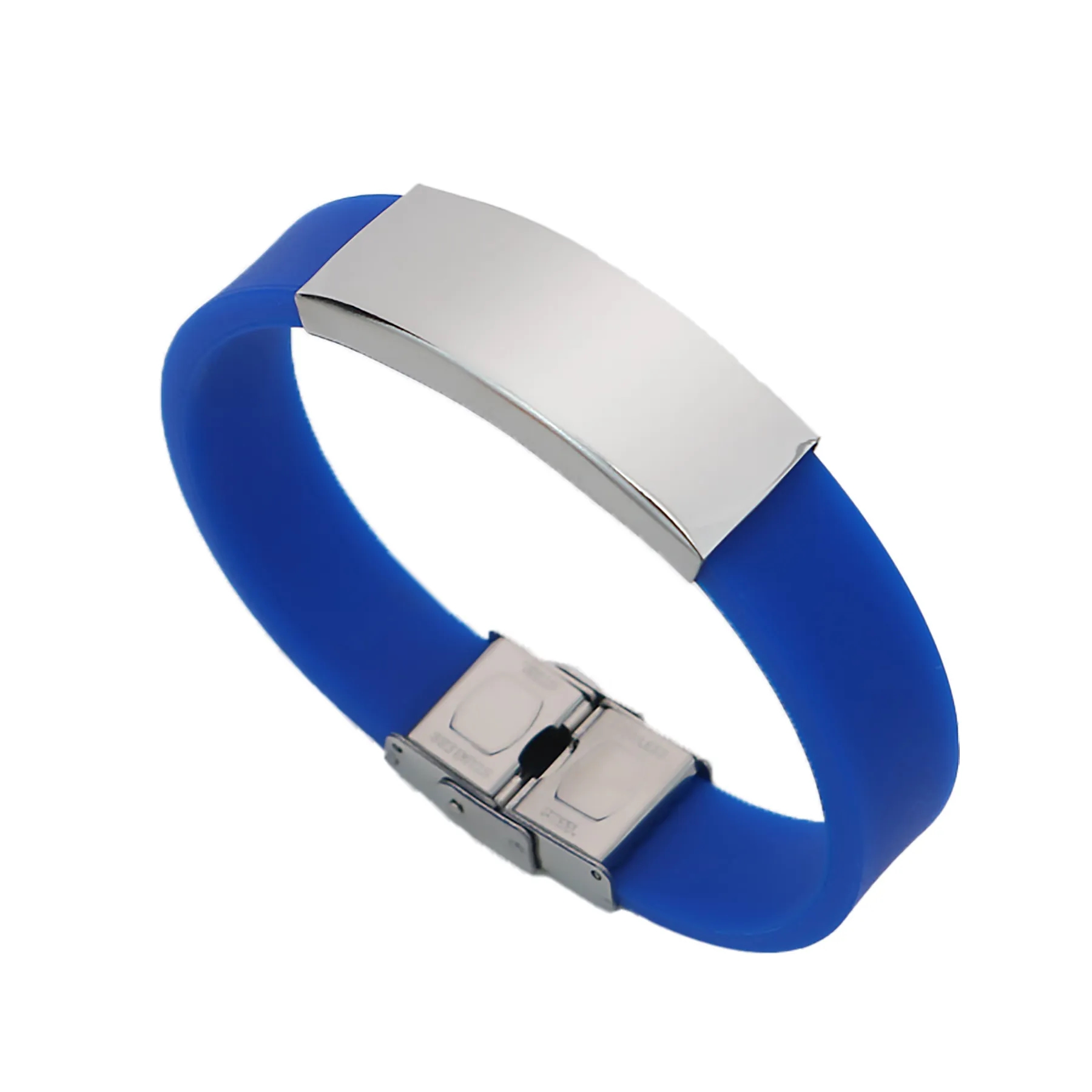 Stainless Steel Personalized Engraved Bracelet 7