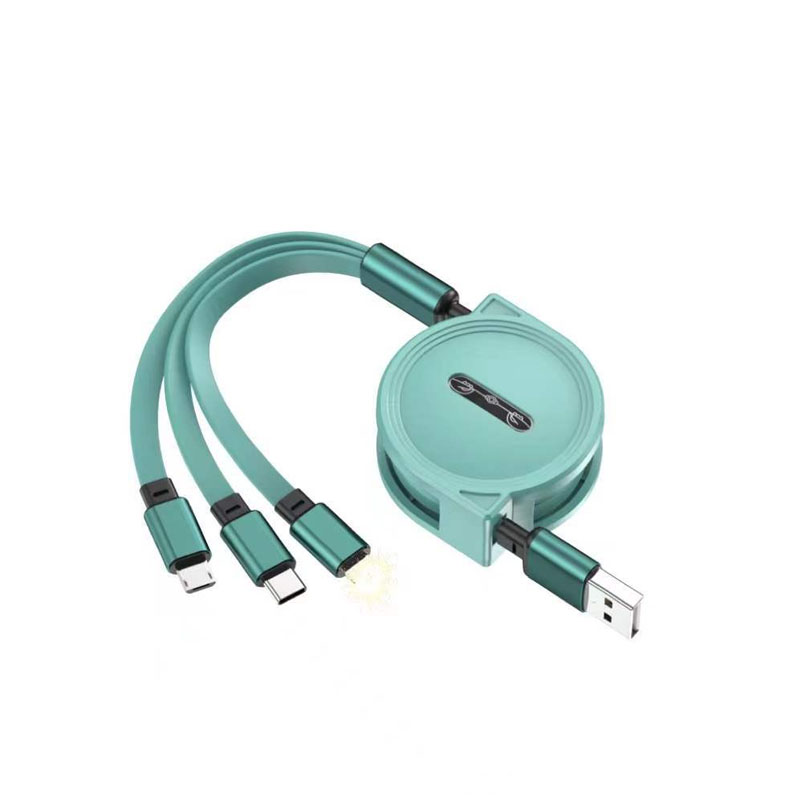 3-In-1 Retractable USB Charger Data Cable Gift 6