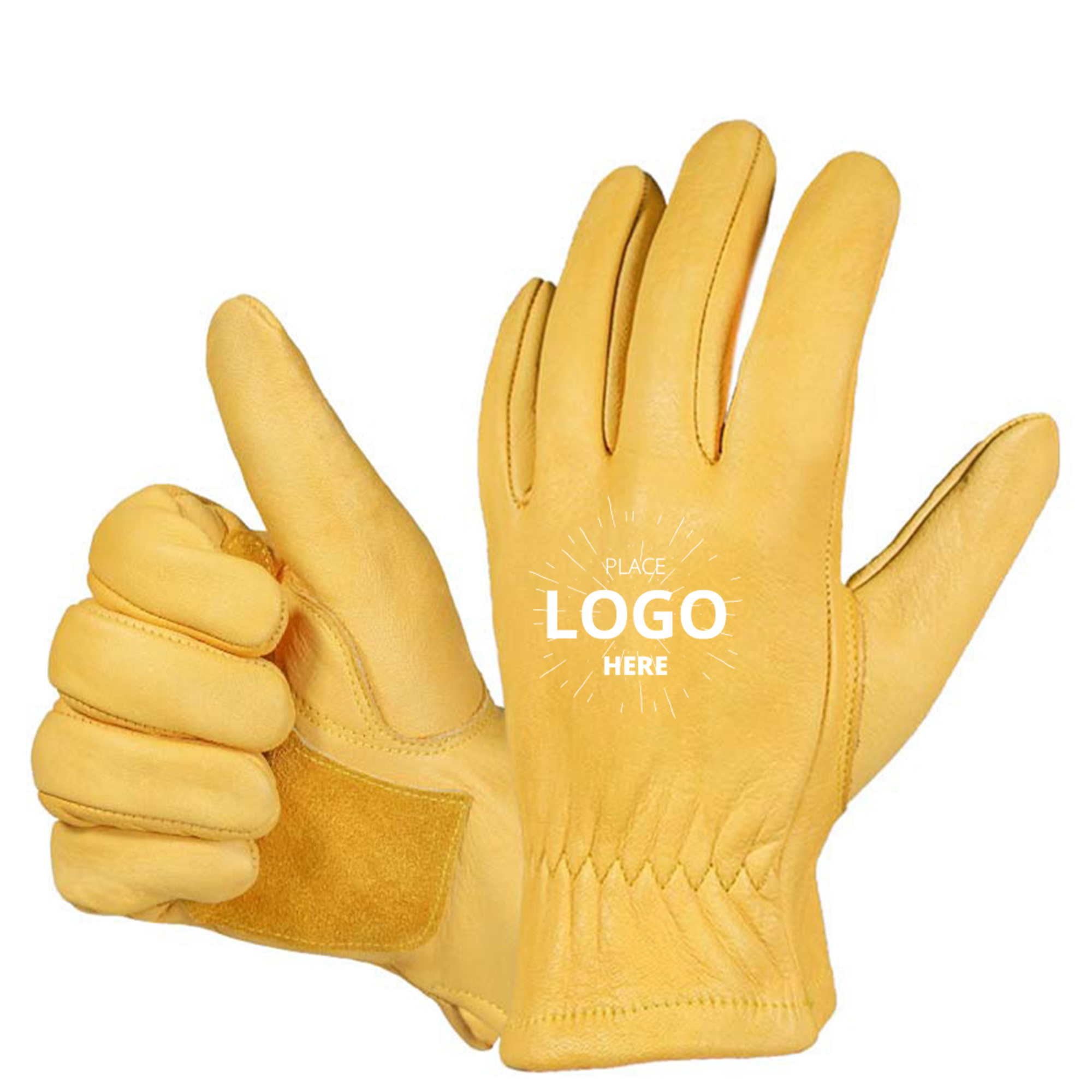 Garden Leather Work Gloves 2