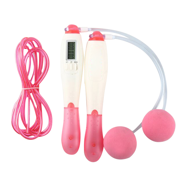 Jump Rope With Counter On Handles And Cordless Attachments 5