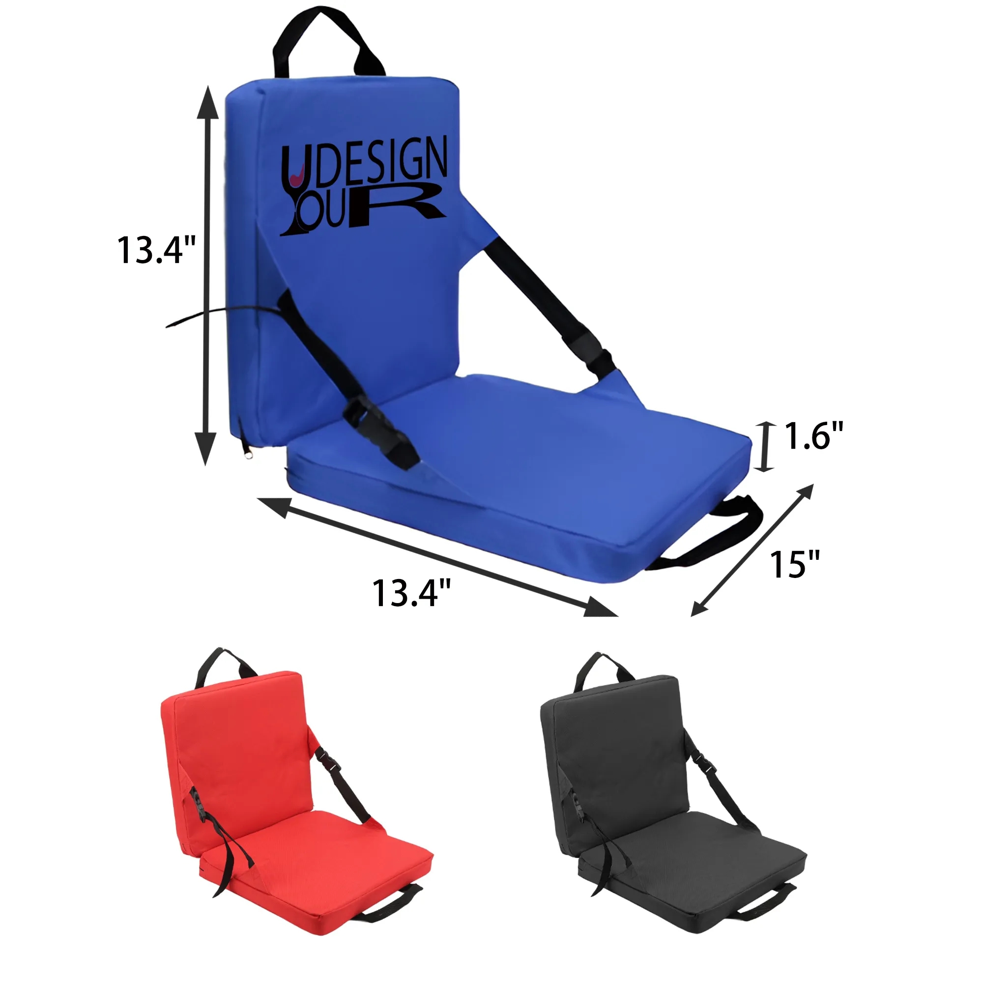 MOQ 50 PCS Portable Folding Stadium Seat Cushion 1