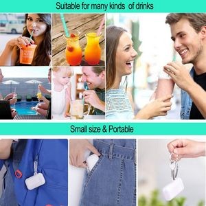 Compact Foldable Silicone Straw With Capsule Case 23