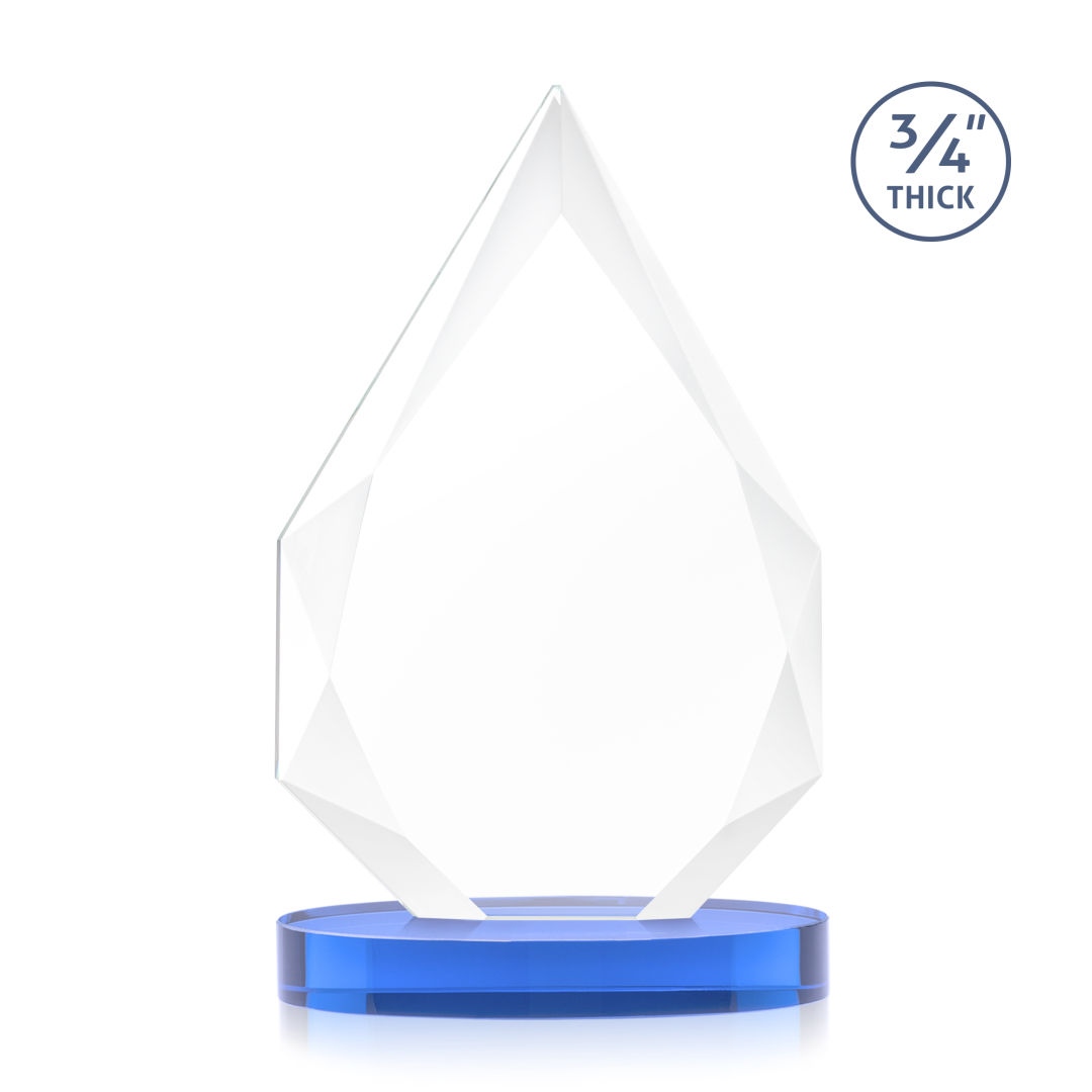 Hawthorne VividPrint™ Award on Alberton Base - Sky Blue 3