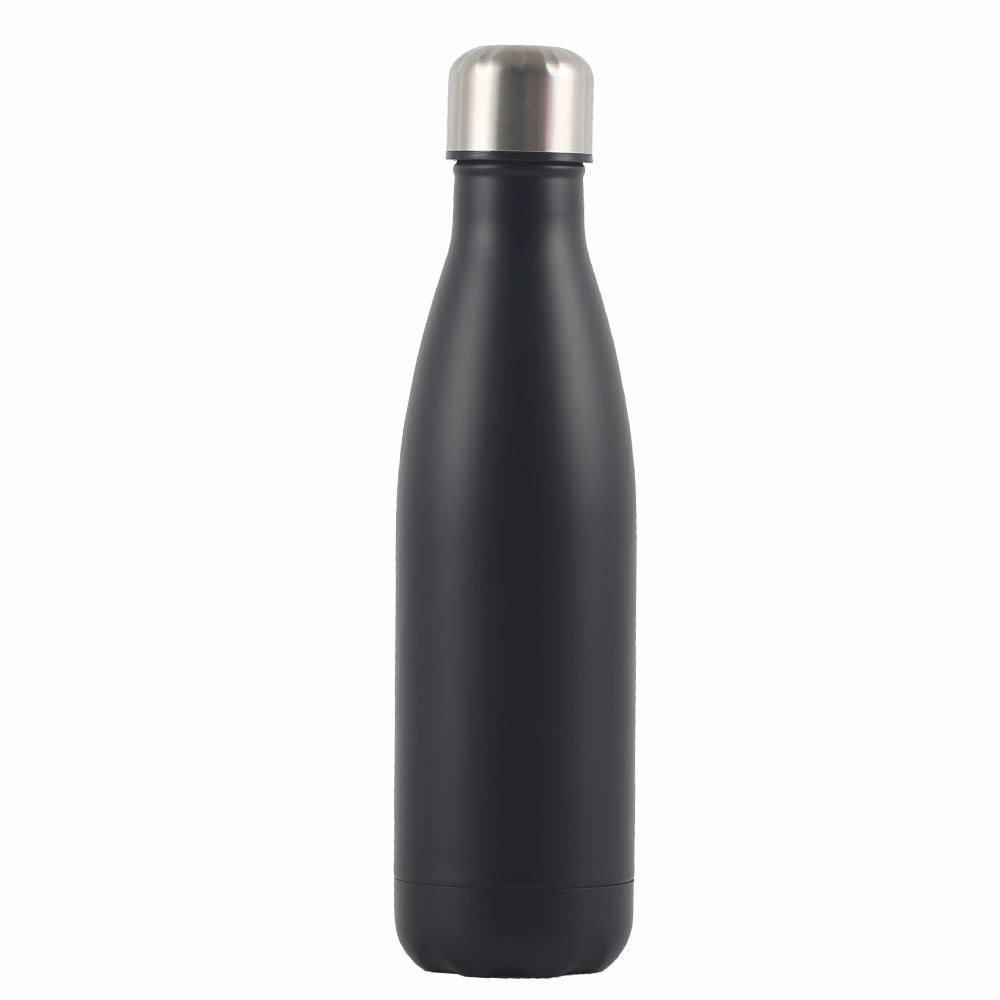 500ml Vacuum Water Bottle 304 Stainless Steel Cola Shape Water Bottle Personal Sports Flask, custom water bottle with logo imprint 5